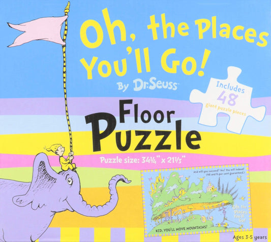 Oh, The Places You'Ll Go! Floor Puzzle