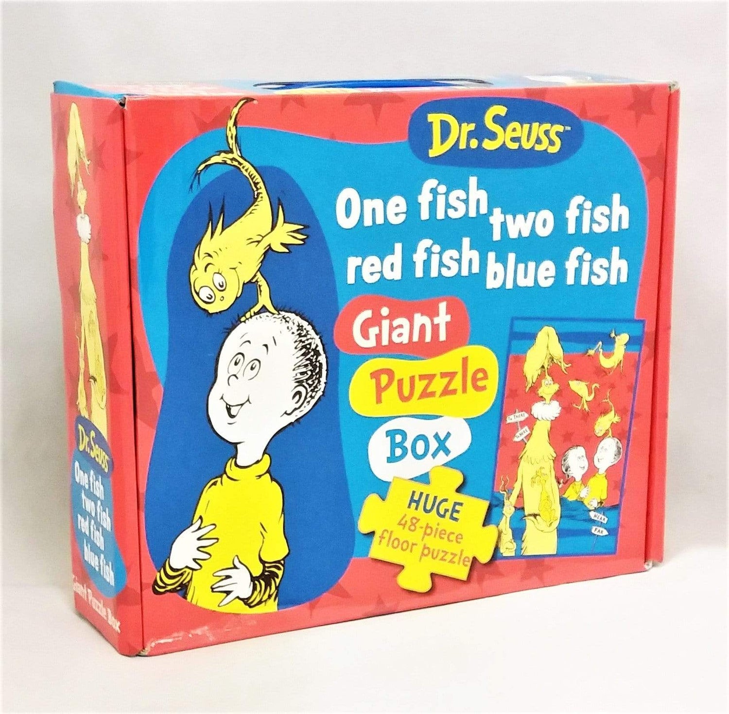 One Fish, Two Fish, Red Fish, Blue Fish Giant Puzzle Box (Huge 48-piece Floor Puzzle)