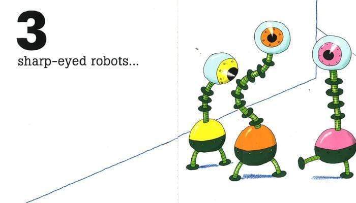 One Robot Lost His Head: Counting with Robots