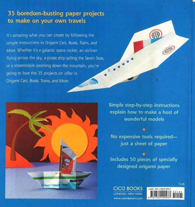 Origami Cars, Boats, Trains And More