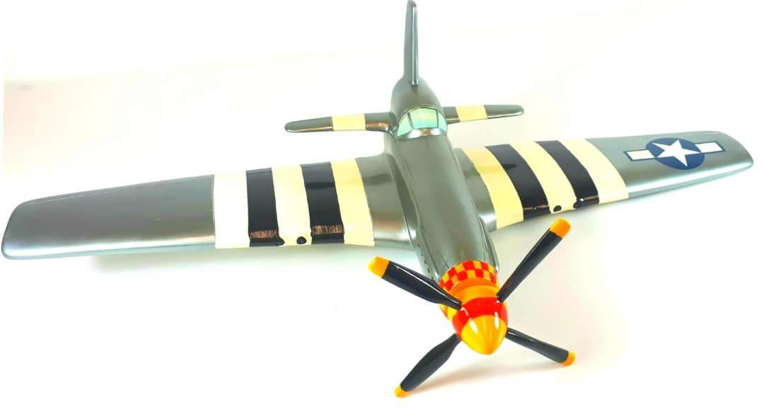 P-51 Fighter Wall Decor Resin Mail B