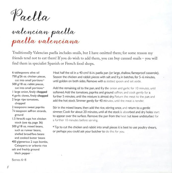 Paella: And Other Spanish Rice Dishes