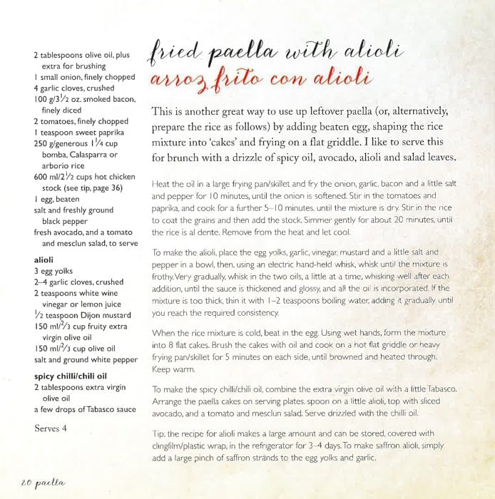 Paella: And Other Spanish Rice Dishes