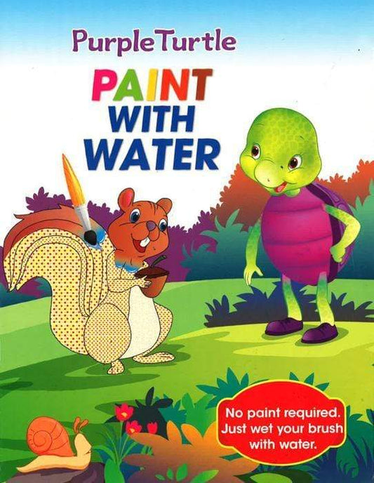Paint With Water "Purple Turtle"