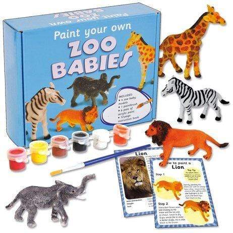 Paint Your Own Zoo Babies