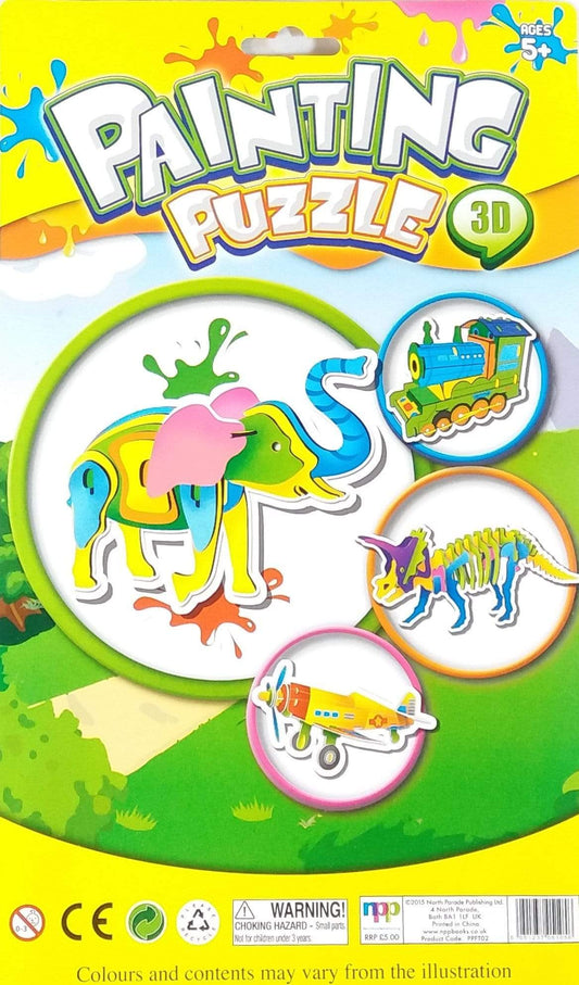 Painting Puzzles (3D) - Elephant
