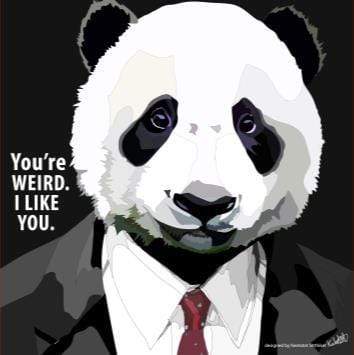 Panda: Suit (You'Re Wired) Pop Art (10'X10')
