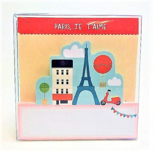 Paris Shaped Memo Pads