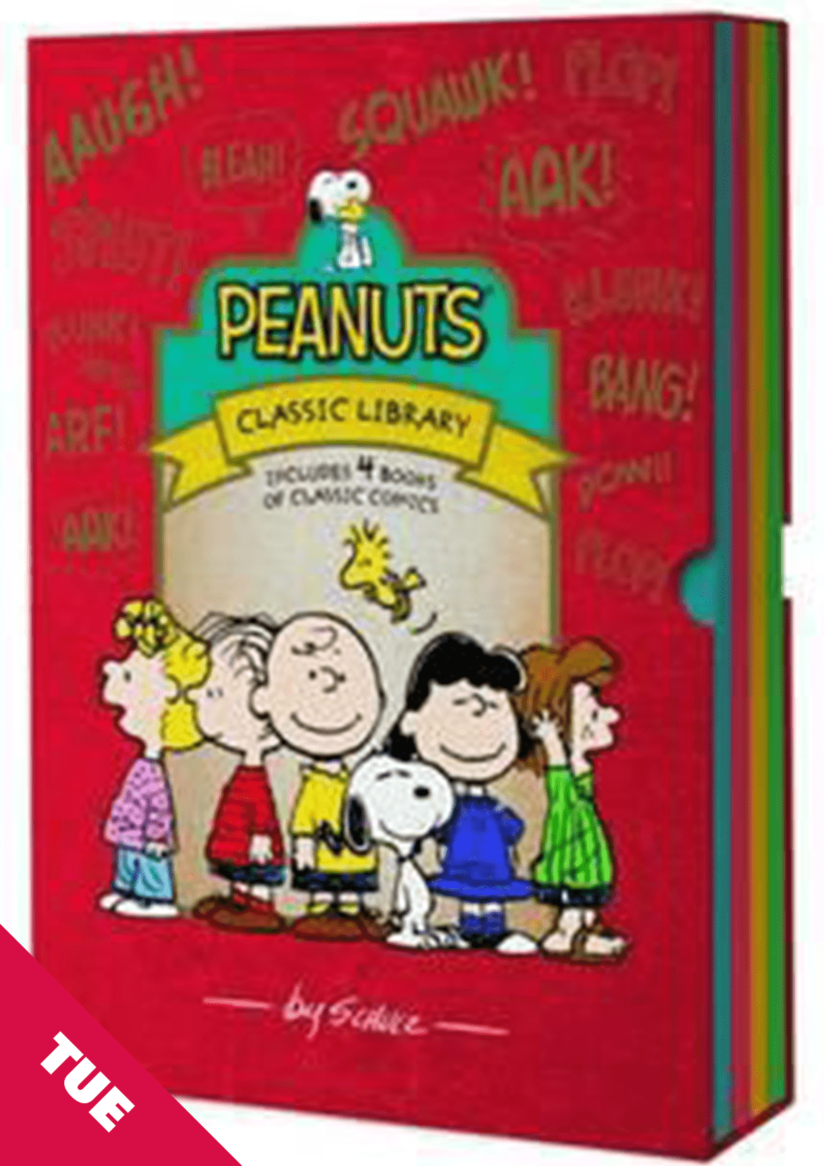 Peanuts: Classic Library Include 4 Book Of Classic Comics
