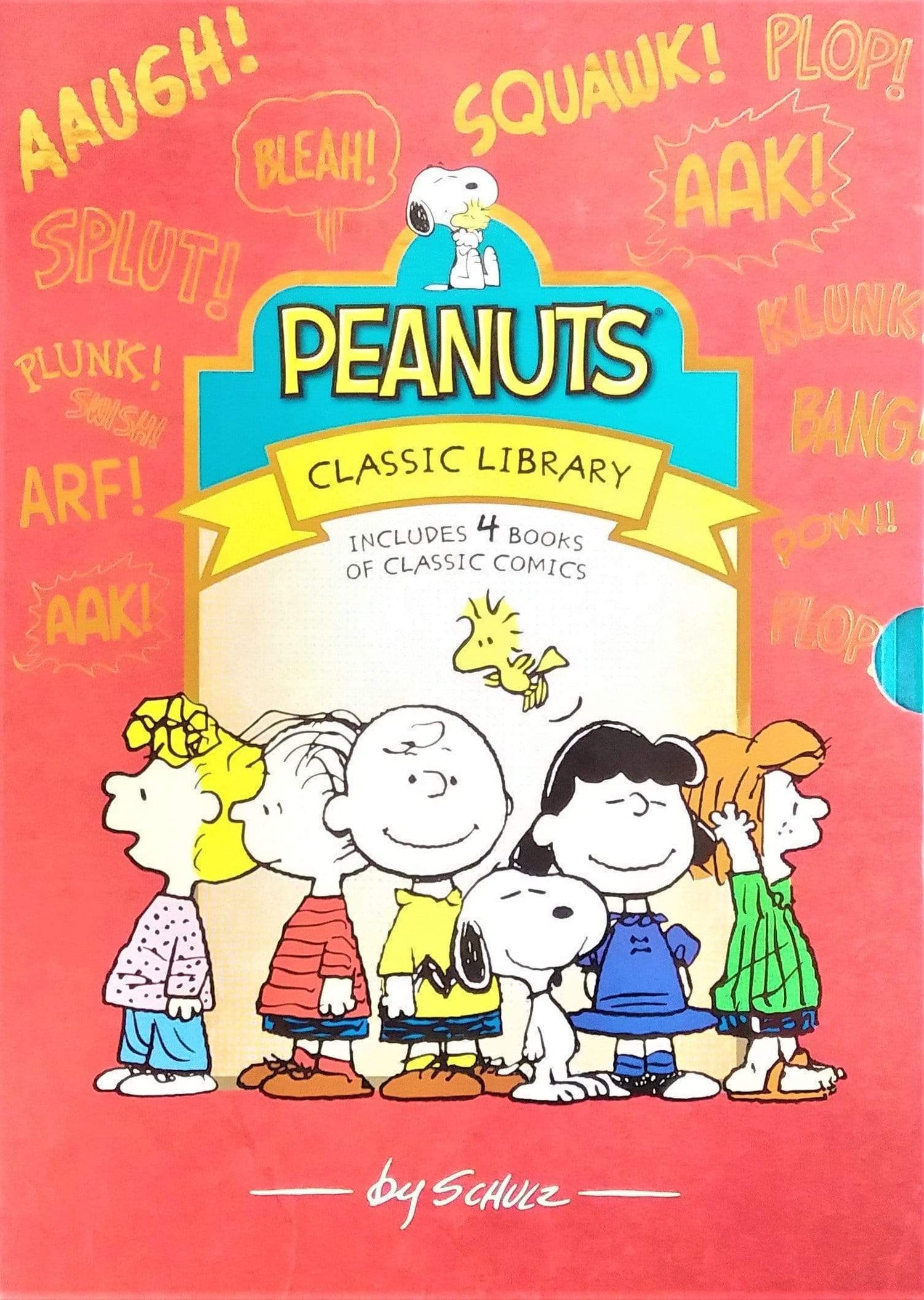 Peanuts: Classic Library Include 4 Book Of Classic Comics