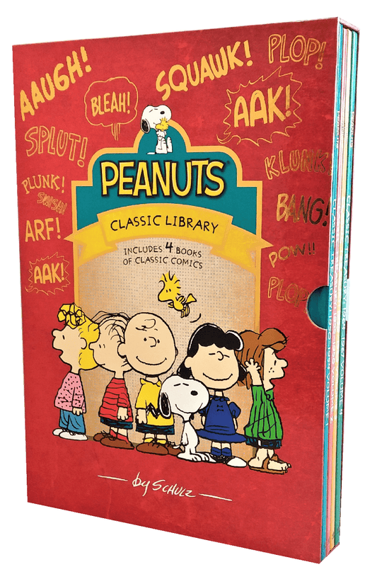 Peanuts: Classic Library Include 4 Book Of Classic Comics