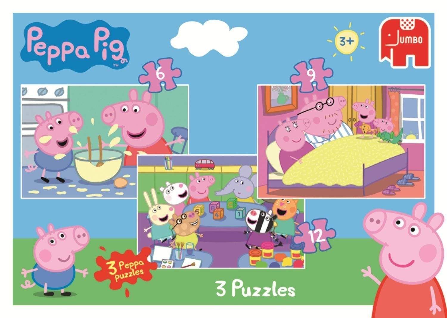 Peppa Pig - 3 Peppa Puzzles