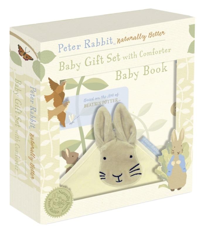Peter Rabbit Naturally Better Baby Book and Comforter