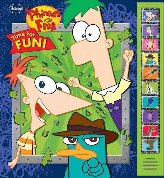 Phineas and Ferb Time For Fun(Sound Book)