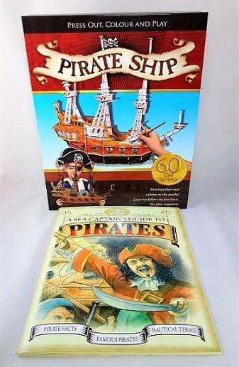 Pirate Ship: Press Out, Color, and Play