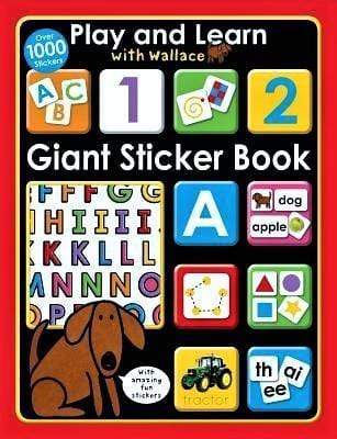Play And Learn With Wallace: Giant Sticker Book