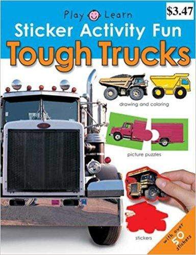 Play Learn: Sticker Activity Fun Tough Trucks