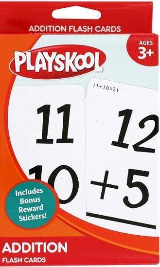 Playskool Addition Flash Cards with Bonus Stickers