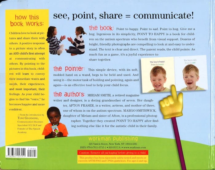 Point To Happy: A Book For Kids On The Autism Spectrum