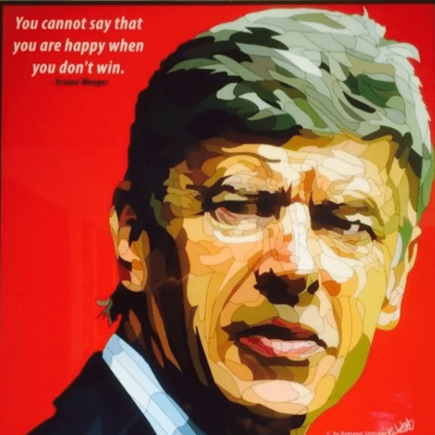Pop Art: Arsene Wenger (10X10)