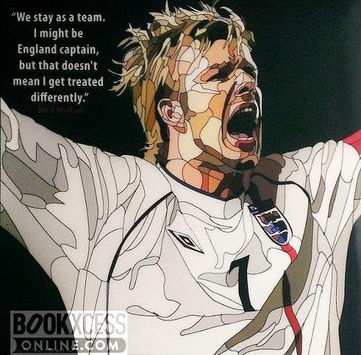 Pop Art: David Beckham We Stay As A Team (26 CM X 26 CM)
