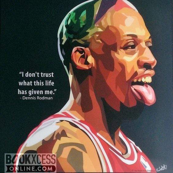 Pop Art: Dennis Rodman  (26 CM X 26 CM)
