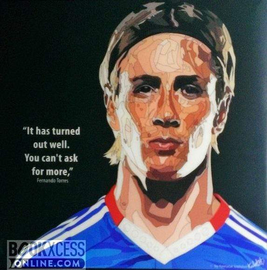 Pop Art: Fernando Torres   (26 CM X 26 CM)