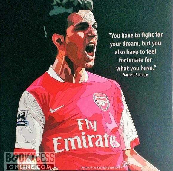 Pop Art: Francesc Fabregas  (26 CM X 26 CM)