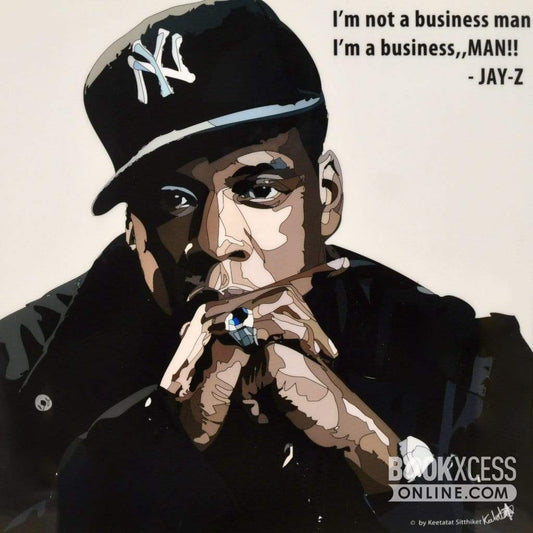 Pop Art: Jay-Z: White - I'm Not a (26 CM x 26 CM)