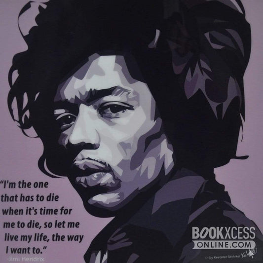 Pop Art: Jimi Hendrix: Pink - I'm the One (26 CM x 26 CM)