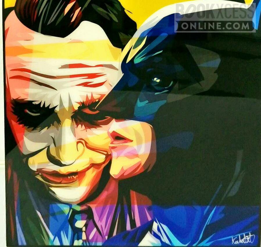 Pop Art: Joker and Batman (26 CM X 26 CM)