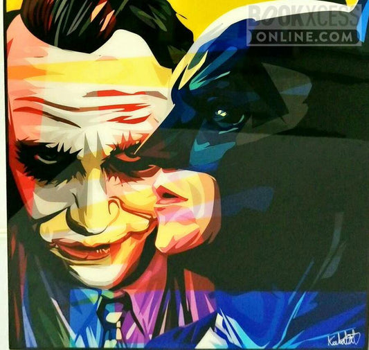 Pop Art: Joker and Batman (26 CM X 26 CM)