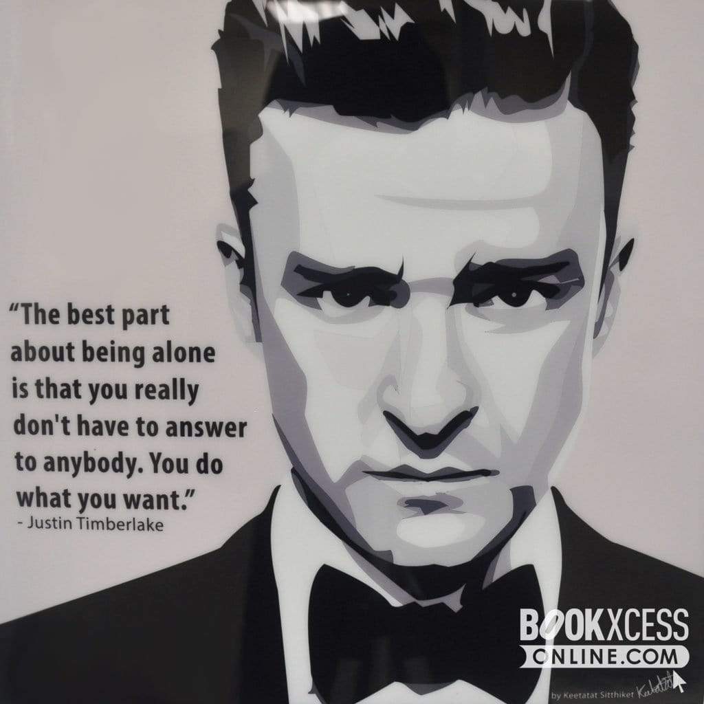 Pop Art: Justin Timberlake: Pink - The Best Part (26 CM x 26 CM)