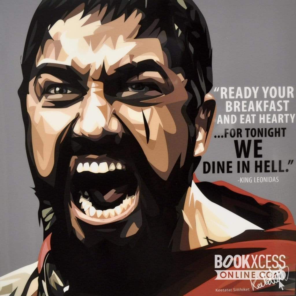 Pop Art: King Leonidas - Ready Your Breakfast (26 CM x 26 CM)