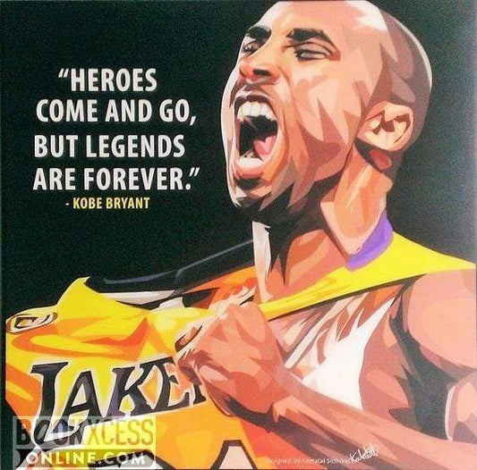 Pop Art: Kobe Bryant - Heroes Come And Go (26 CM X 26 CM)