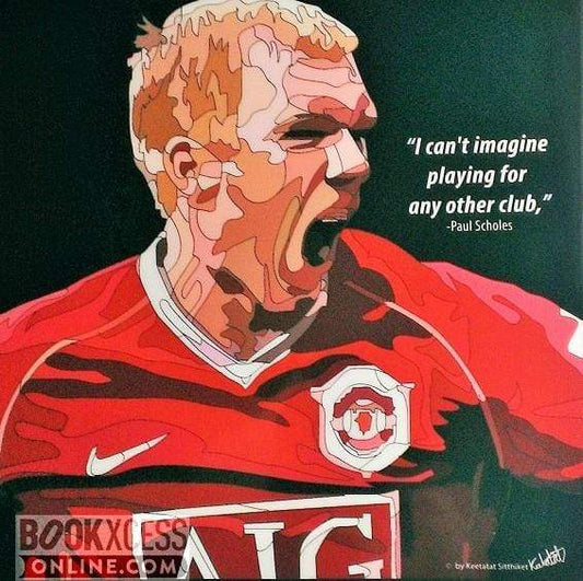 Pop Art: Paul Scholes Pop Art  (26 CM X 26 CM)
