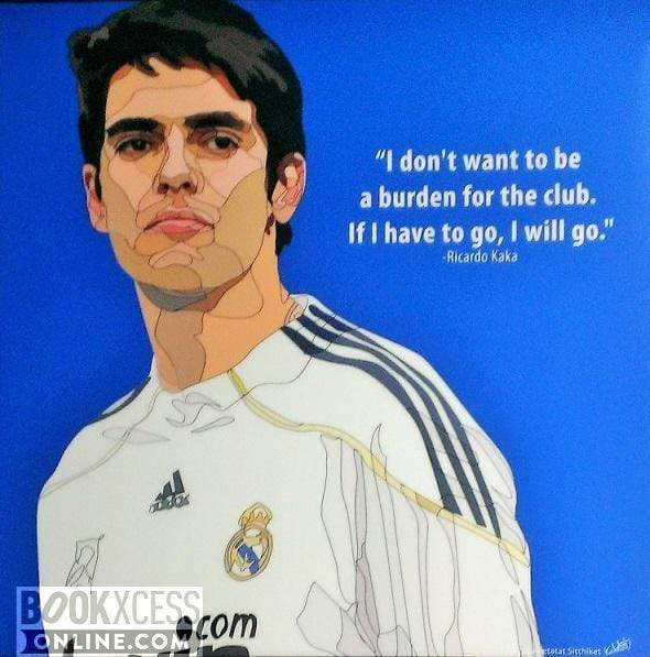 Pop Art: Ricardo Kaka - Blue (26 CM X 26 CM)