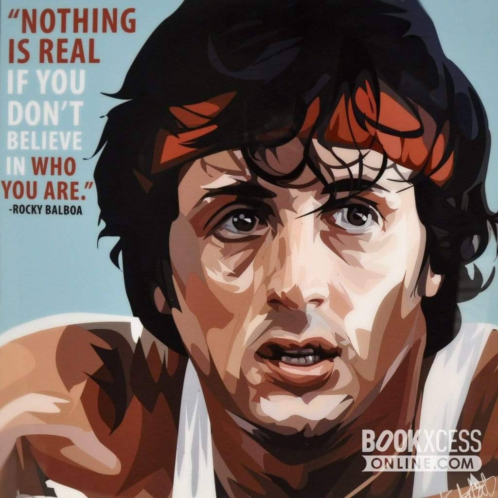 Pop Art: Rocky Balboa - Nothing is Real (26 CM x 26 CM)