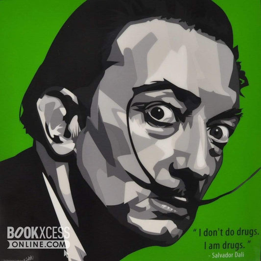 Pop Art: Salvador Dali: Green - I Don't do (26 CM x 26 CM)