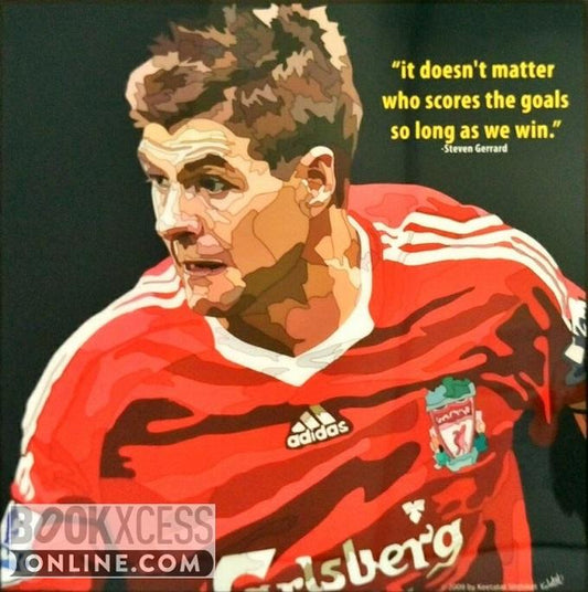 Pop Art: Steven Gerrard - Yellow (26 CM X 26 CM)