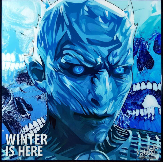 Pop-Art: Winter is Here (26cm x 26 cm)