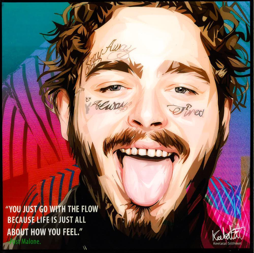 POST MALONE,(10X10) POP ART