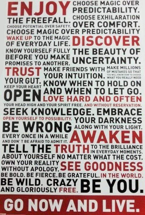 Poster: Go Now And Live (60 cm X 91.5 cm)