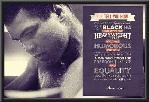 Poster: Muhammad Ali - Quote (60 cm X 91.5 cm)