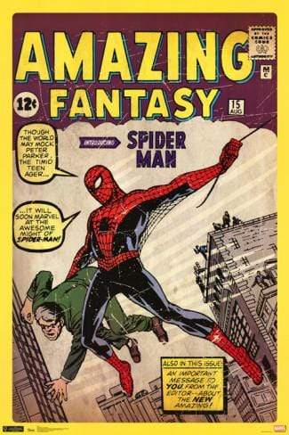 Poster: Spider Man Amazing Fantasy (60 cm X 91.5 cm)
