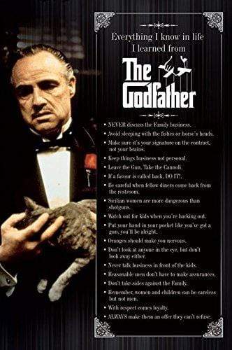 Poster: The Godfather - Everything I Know (60 cm X 91.5 cm)