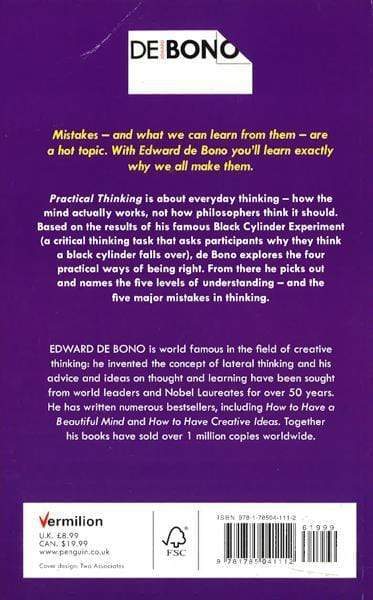 Practical Thinking : Four Ways To Be Right, Five Ways To Be Wrong