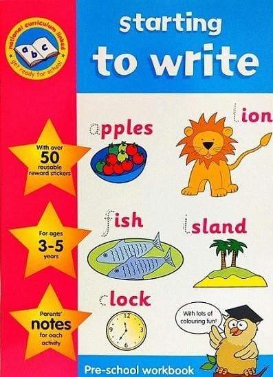 Pre-School Workbook: Starting to Write