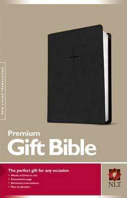 NLT Premium Gift Bible, Black