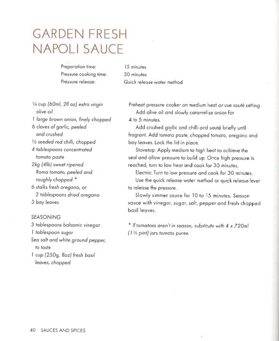 Pressure Cooker Cookbook